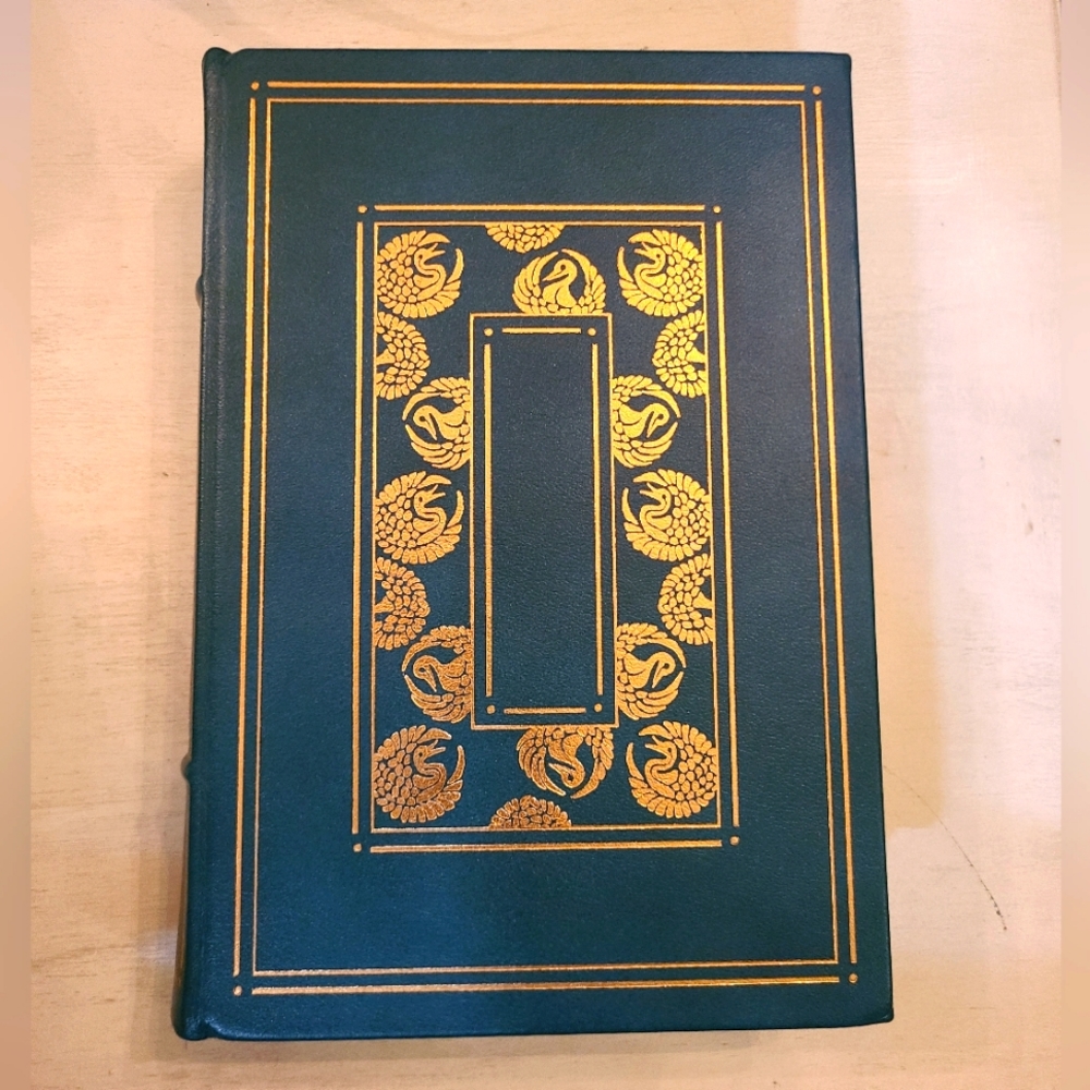 Rare Franklin Library Mr. Moto's Three Aces 1980 leather bound & 22k gold